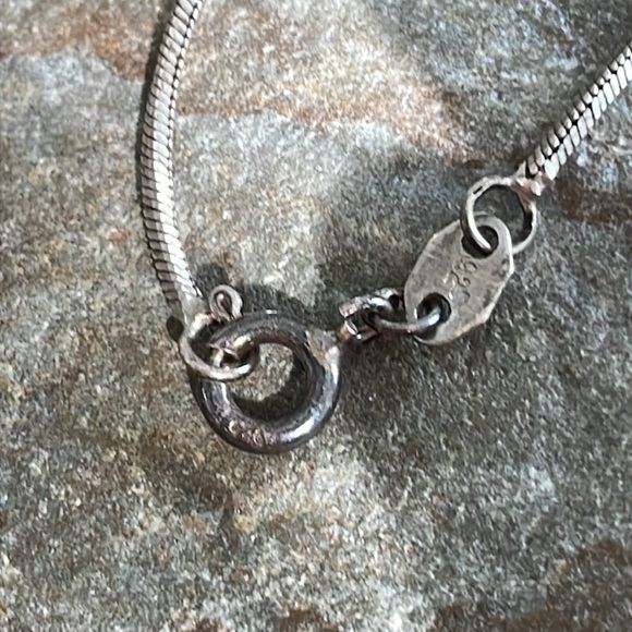 Red Heart Jasper Sterling Earrings and Necklace Mexico - Picture 10 of 12